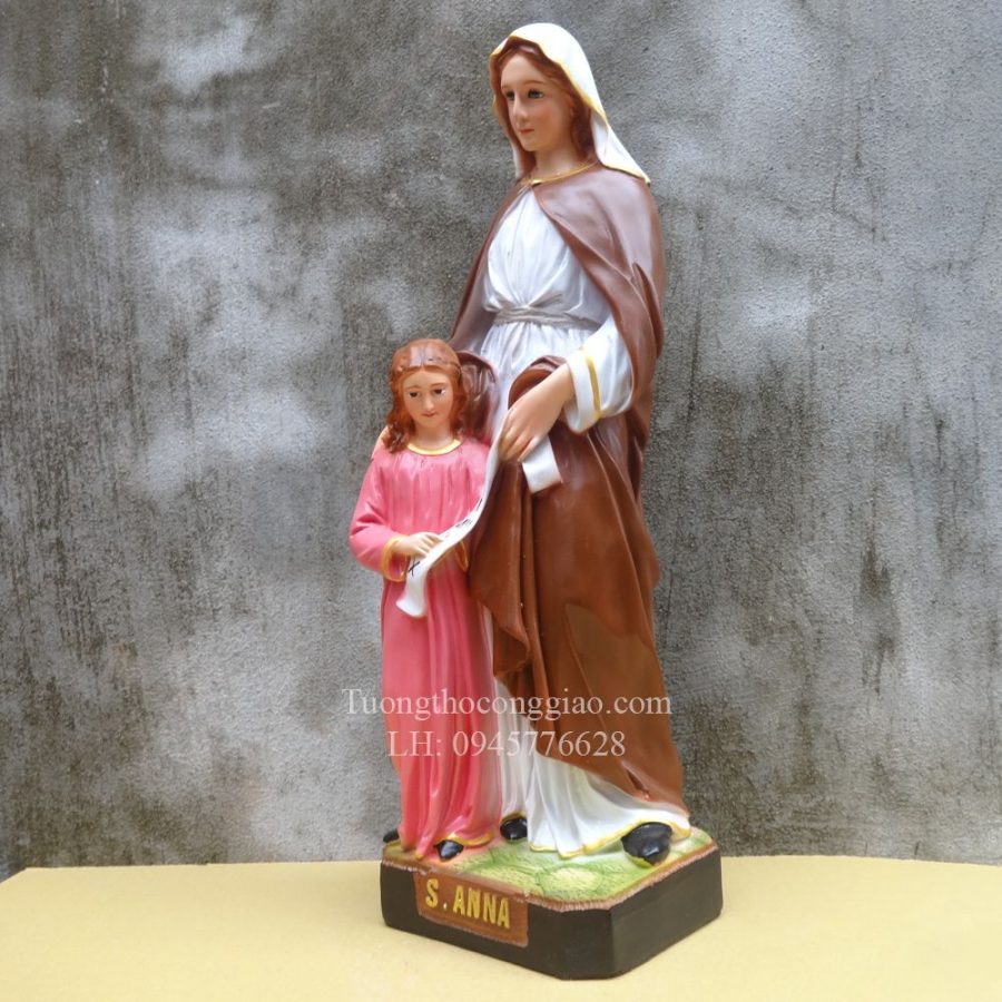 Tượng Bà Thánh Anna 50cm composite
